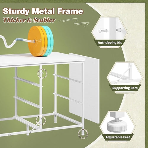 Dresser TV Stand with 9 Drawers for 60'' TV Stand for Bedroom Long