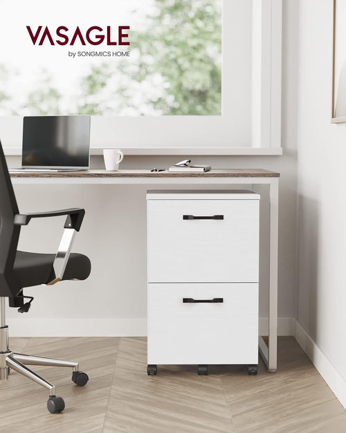 2 Drawer File Cabinet White Office Filing Cabinet For A4 And Letter