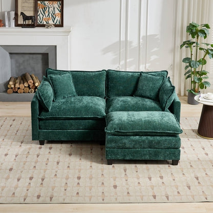 Cloud Sofa Modern Sectional Couch, Comfy Double Layer Upholstered Seat