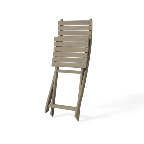 5-Piece Acacia Wood Foldable Outdoor Patio Dining Set