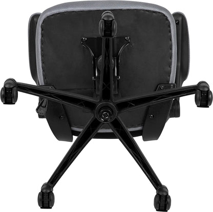 Kelista Dark Gray Mesh Mid Back Office Chair For Desk