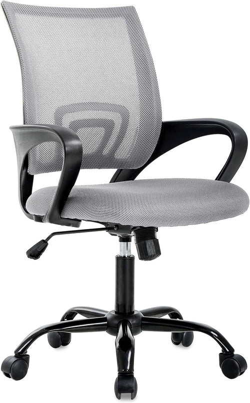 Ergonomic Mesh Office Chair With Lumbar Support Grey