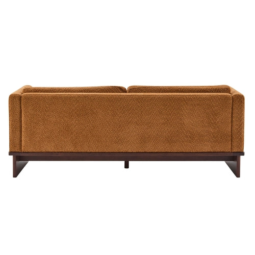 77" Modern Boucle Sofa – 3-Seater Upholstered Couch with Solid Wood