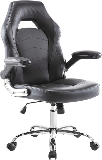 Ergonomic Gaming Chair With Height Adjustability Black