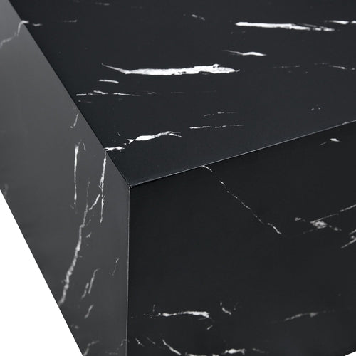 Modern Coffee Table – 39.3" Rectangular Accent Table with Textured