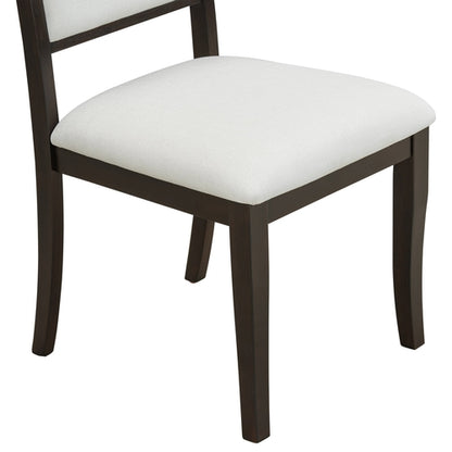 Farmhouse Extendable Round Dining Table Set for 4, 5-Piece Kitchen