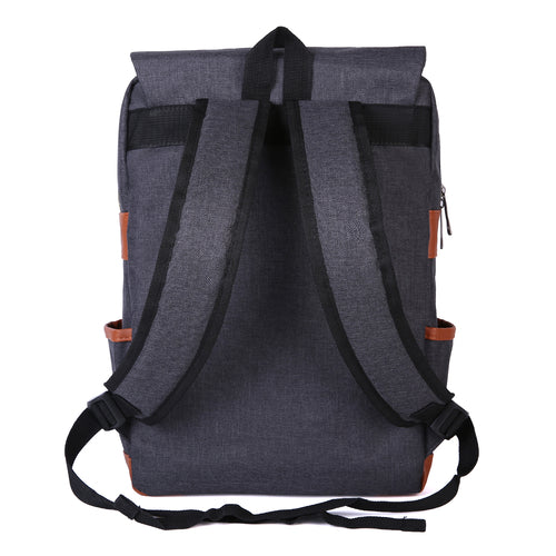 Slim Backpack ,College, School and Business Fits 15-inch Laptop-Black