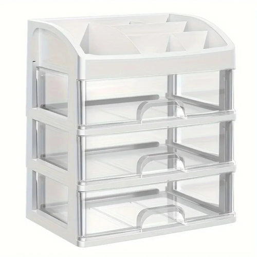 Minimalist Desktop Organizer Storage Box Modern Plastic Vanity