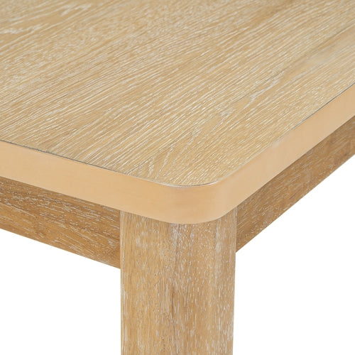 Rustic Extendable Dining Table Set with Removable Leaf, 6 Upholstered