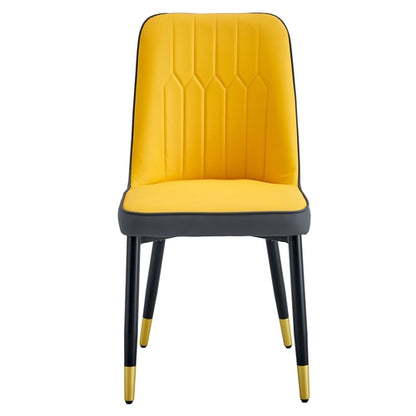 Modern Dining Chairs Set of 4 – PU Leather Upholstered Chairs with