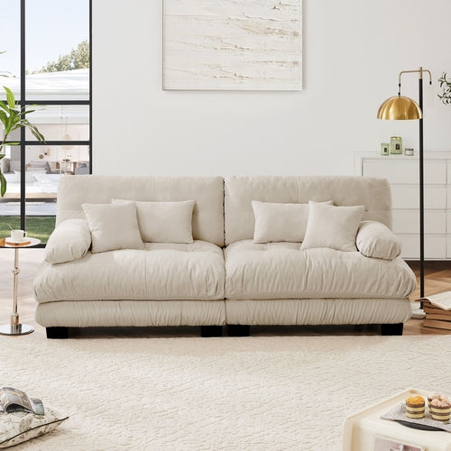 Cloud Couch 2 Seater Sofa for Living Room, Chenille 2 - Seat sofa with