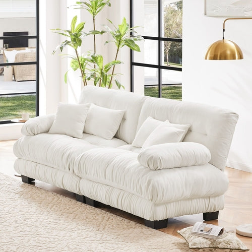 Cloud Couch 2 Seater Sofa for Living Room, Chenille 2 - Seat sofa with