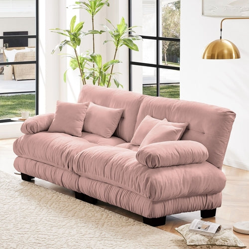Cloud Couch 2 Seater Sofa for Living Room, Chenille 2 - Seat sofa with