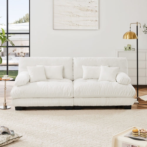 Cloud Couch 2 Seater Sofa for Living Room, Chenille 2 - Seat sofa with