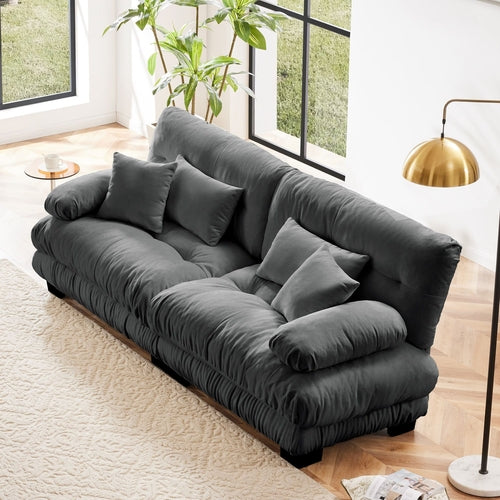Cloud Couch 2 Seater Sofa for Living Room, Chenille 2 - Seat sofa with