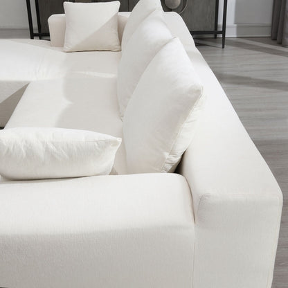 109*68" Modular Sectional Living Room Sofa Set, Modern Minimalist