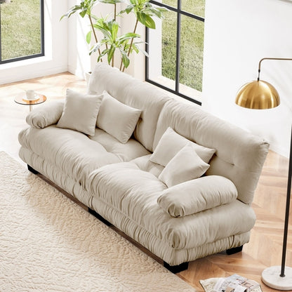 Cloud Couch 2 Seater Sofa for Living Room, Chenille 2 - Seat sofa with