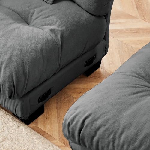 Cloud Couch 2 Seater Sofa for Living Room, Chenille 2 - Seat sofa with