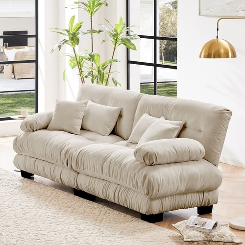 Cloud Couch 2 Seater Sofa for Living Room, Chenille 2 - Seat sofa with