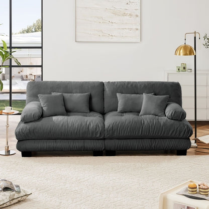 Cloud Couch 2 Seater Sofa for Living Room, Chenille 2 - Seat sofa with