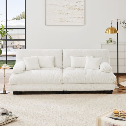 Cloud Couch 2 Seater Sofa for Living Room, Chenille 2 - Seat sofa with