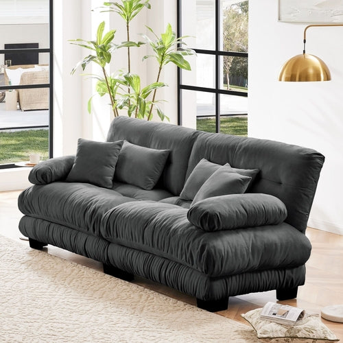 Cloud Couch 2 Seater Sofa for Living Room, Chenille 2 - Seat sofa with