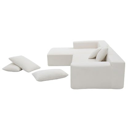 109*68" Modular Sectional Living Room Sofa Set, Modern Minimalist