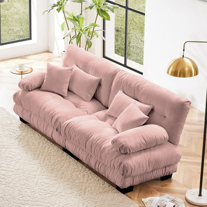 Cloud Couch 2 Seater Sofa for Living Room, Chenille 2 - Seat sofa with