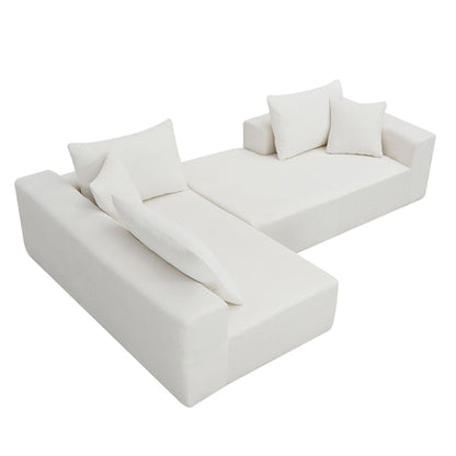 109*68" Modular Sectional Living Room Sofa Set, Modern Minimalist