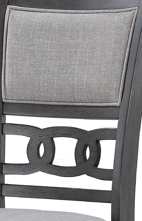 Gray 5 Piece Dining Table Set With 4 Chairs For Kitchen
