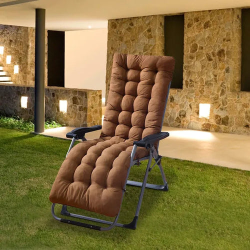67x22in Chaise Lounger Cushion Recliner Rocking Chair Sofa Mat Deck