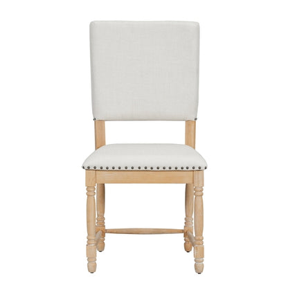 Vintage Traditional 2-Piece Upholstered Dining Chairs with Padded