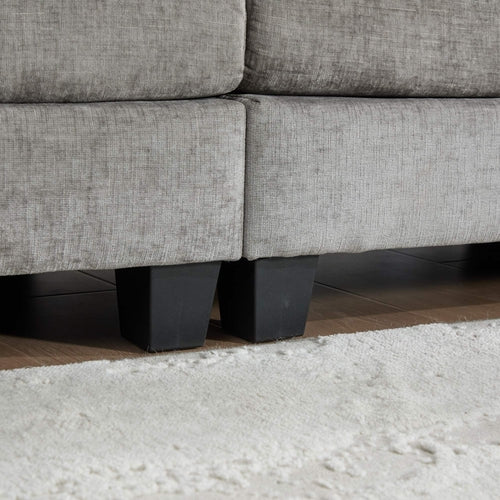 Cloud Sofa Modern Sectional Couch, Double Layer Upholstered Chenille