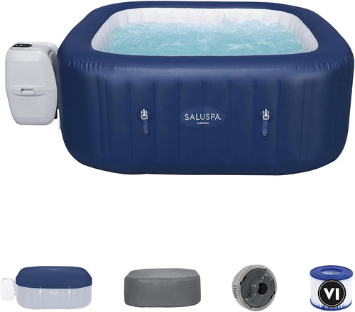 SaluSpa Hawaii AirJet Hot Tub 4 To 6 Person 140 Jets EnergySense Cover