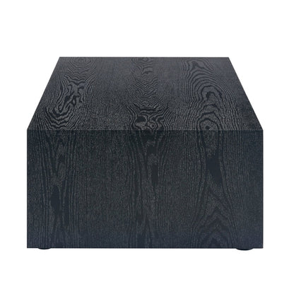 Modern Coffee Table – 39.3" Rectangular Accent Table with Textured