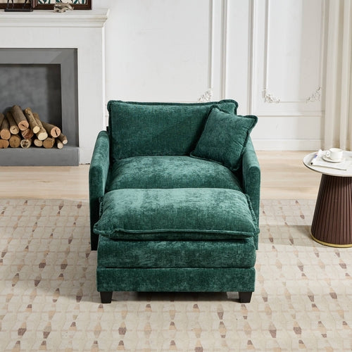 Cloud Sofa Modern Sectional Couch, Comfy Double Layer Upholstered Seat