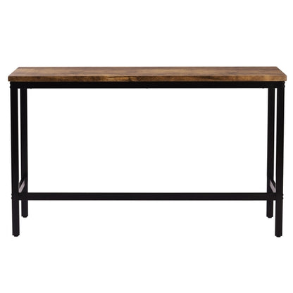 Counter Height Extra Long Dining Table Set with 3 Stools Pub Kitchen