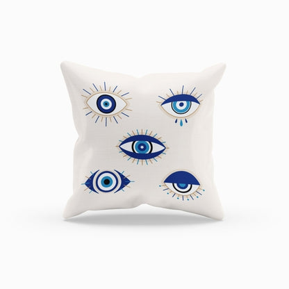 Evil Eye Pillow Cover, Sofa Decoration Evil Eye Pattern Throw Pillow
