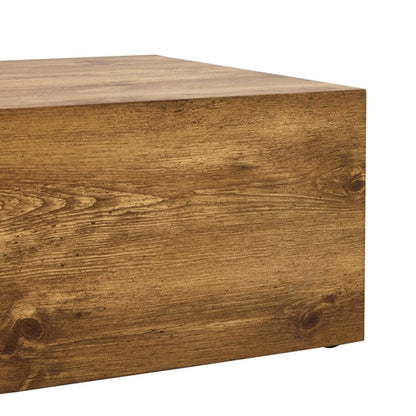 Modern Coffee Table – 39.3" Rectangular Accent Table with Textured