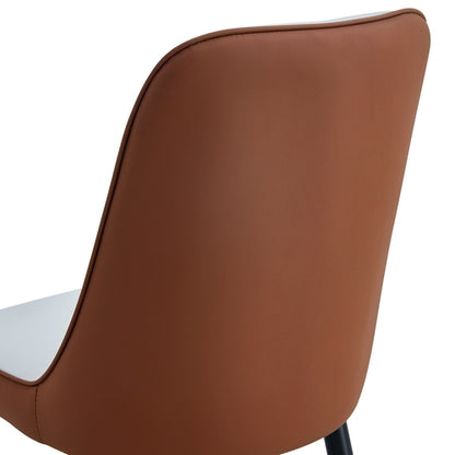 Modern Dining Chairs Set of 4 – PU Leather Upholstered Chairs with