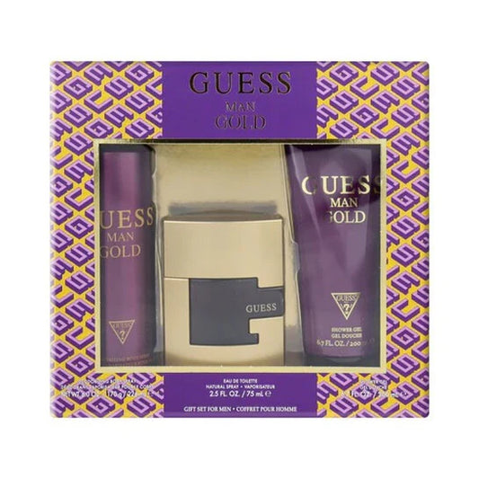 Guess Gold 3 Piece Gift Set
