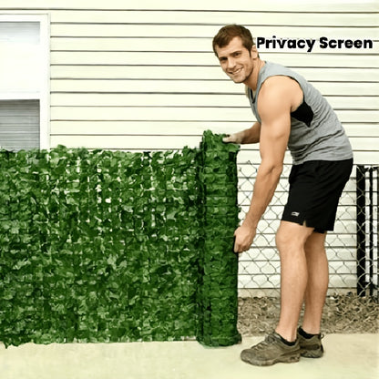 119 X 40 Realistic Artificial Ivy Privacy Screen WeatherResistant Faux Greenery for Garden Patio Privacy  Beauty