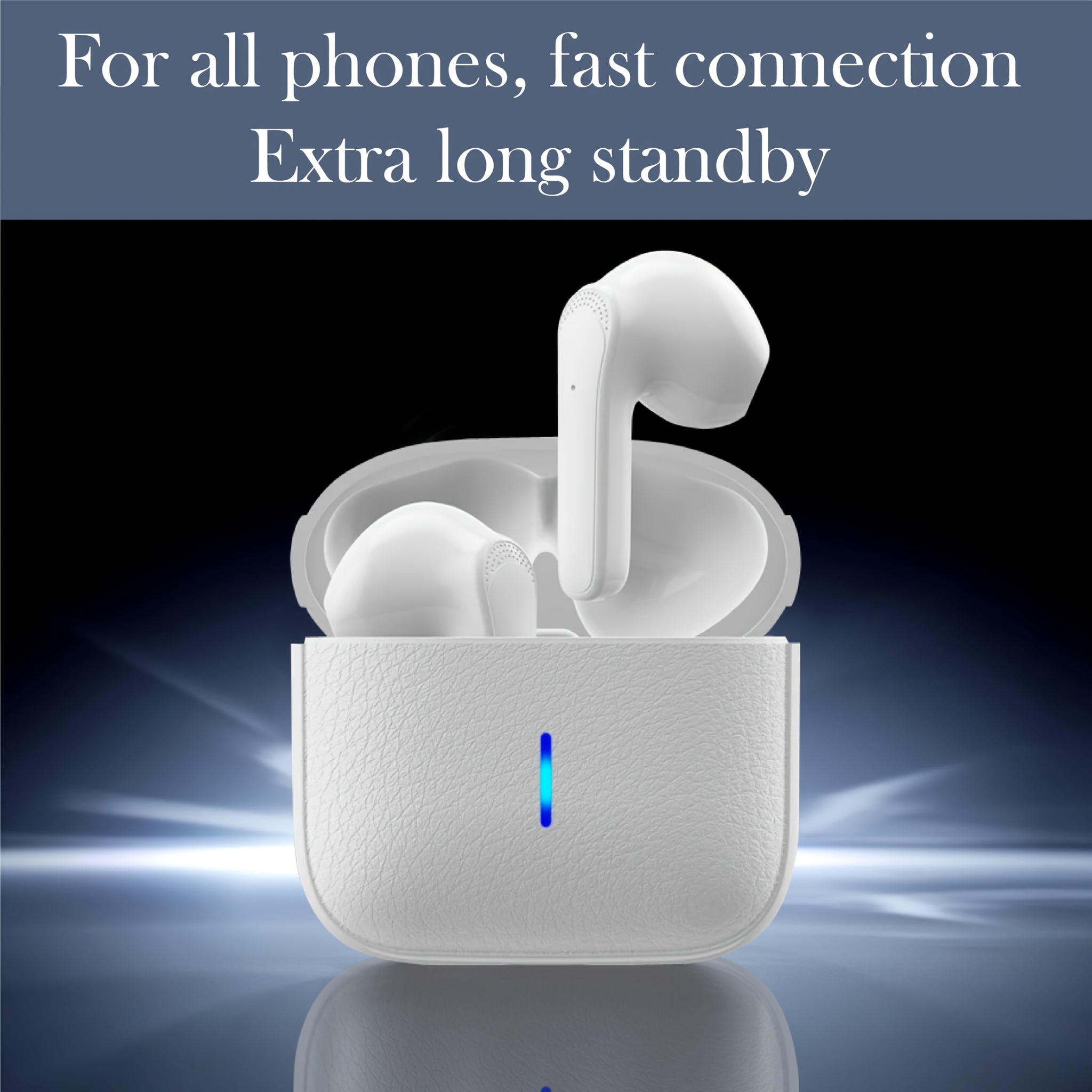 2026 New True Wireless Music SemiInEar Headphones Couples Sports Mini Earbuds Video TWS 9D HIFI Stereo HD Calls Stereo Cortex Earphones Suitable for Android Suitable for iPhone Music Phone Smart Earphones Earbuds
