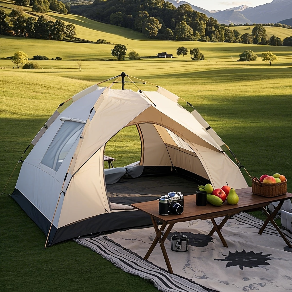 Automatic PopUp Camping Tent Windproof And SunResistant Suitable for Park Camping Trips Outdoor Hiking Adventures Beach Family Vacations Portable Foldable Design The Perfect Holiday Gift