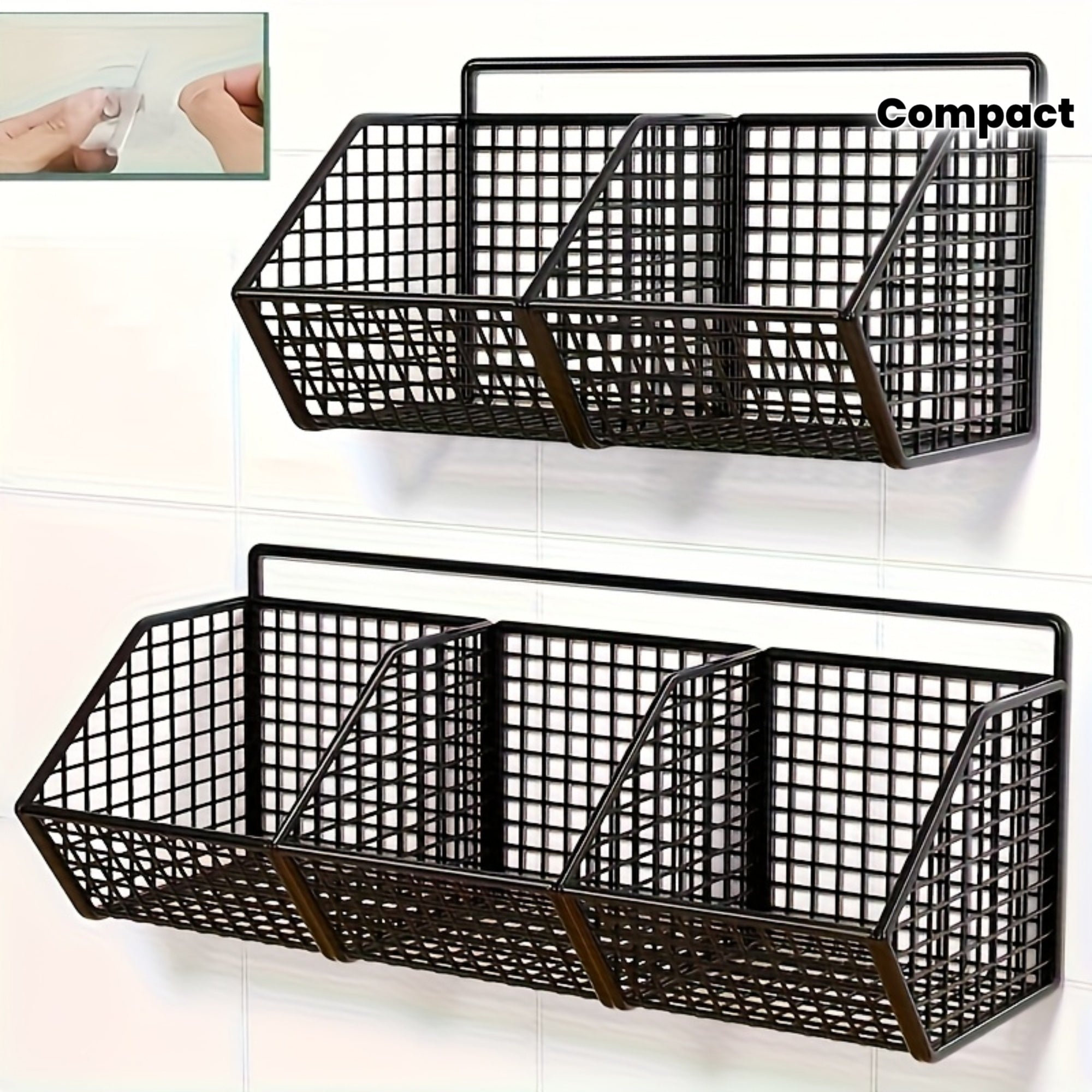 Sturdy Wire Storage Shelf WallMounted Kitchen Organizer to Save Space  Ideal for Garlic Onions And Vegetables  Perfect for Compact Areas to Keep Spices Garlic And Vegetables  Excellent for Home Organization