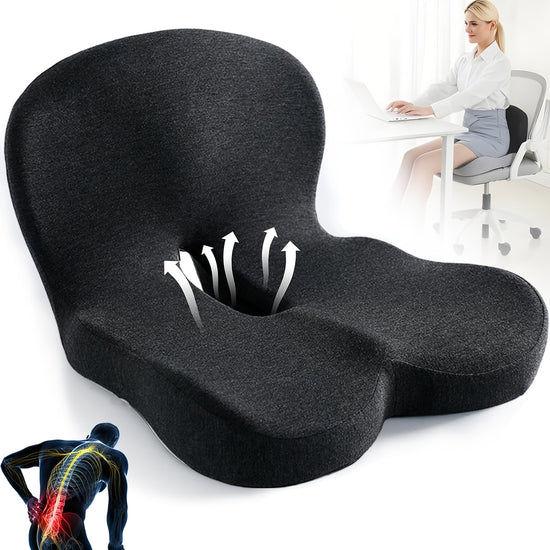 Comfortable Back Support Seat Cushionsoft Supportive Office Chair Game Chair Cushion Provides Hip Comfort For Longterm Sitting Driving And Table Work The Perfect Gift For The Backtoschool