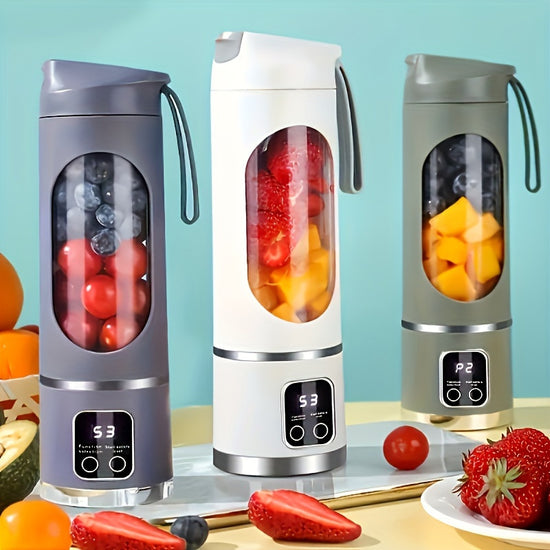 Portable USBRechargeable Blender  Juicer  Easy Clean Perfect for Fruit  Vegetable Drinks Milkshakes  1014oz to 1691oz Capacity