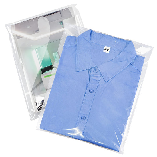 500 Count Transparent Cellophane Bags with SelfSeal  Large Resealable Plastic Bags for Prints Photos Documents Apparel TShirts