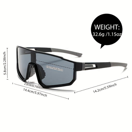 3pcs Casual PC Polycarbonate Mirrored Glasses And Glasses Cloth Sports Fashion Glasses  Fashionable Mirrored Lens Durable Frame for  Casual Wear Fashionable for Men Women Festival Gift Tankesi
