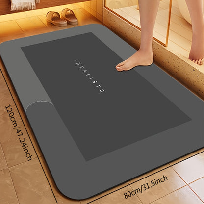 Popular Choice Super Absorbent QuickDry Bath Mat  Soft NonSlip Diatomite Design Suitable for Showers Bathtubs and Doors  Hypoallergenic the Perfect Home Decor Accessory
